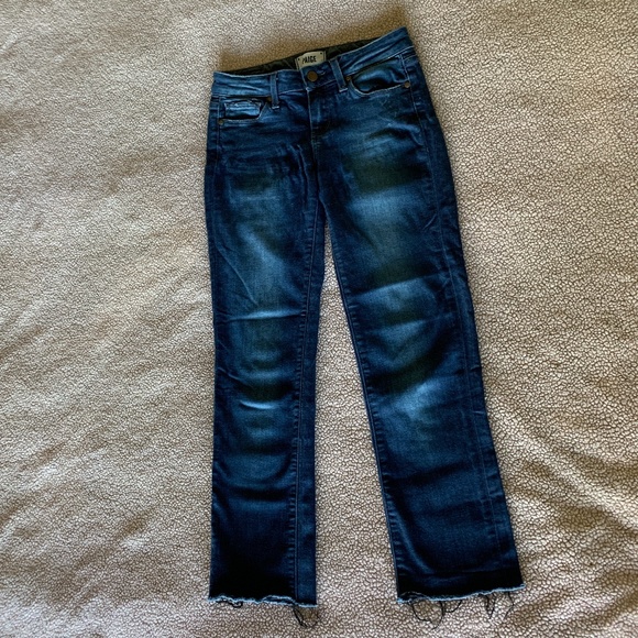 Paige colette jeans w raw hem - Picture 1 of 1